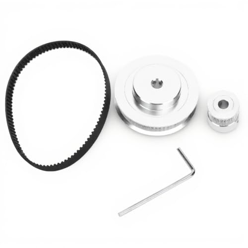 Synchronous Pulley Kit - 20 Teeth & 60 Teeth for 6mm Timing Belts, Ideal for 3D Printers, Milling Machines, and Drilling