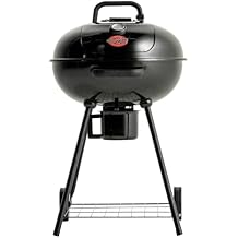 شواية الفحم Char-Griller CG30040725 مقاس 22 بوصة - فولاذ، أسود - 363 بوصة مربعة. منطقة الطبخ