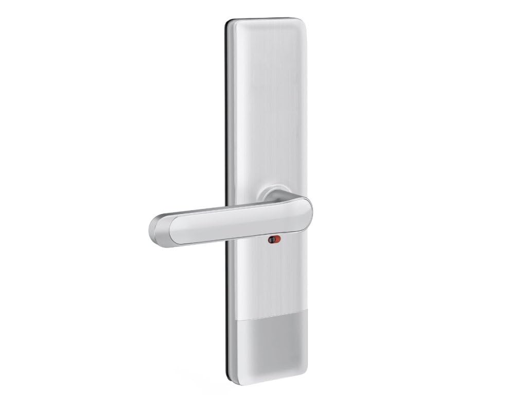 BOT Elektronisches Türschloss TTLock H3, Silber – Smart Doorknob mit Fingerabdruck, Bluetooth, Smart-Funktion