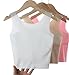 XiHSiHan Girls Crop Tops Undershirts Cotton Lined Training 10-12 Years