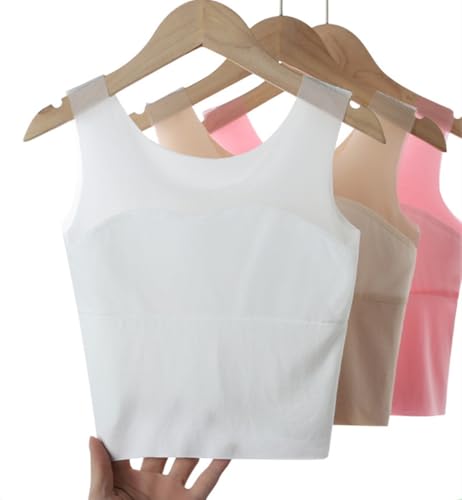 Girls Crop Tops Undershirts Cotton Lined Training Bra2