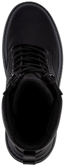 Nautica Mens Casual Lace Up Ankle Boots High Water & Slip Resistant Outdoor Lightweight Utility Leather Shoes for Work, Winter, Walking, Construction. - Image 2