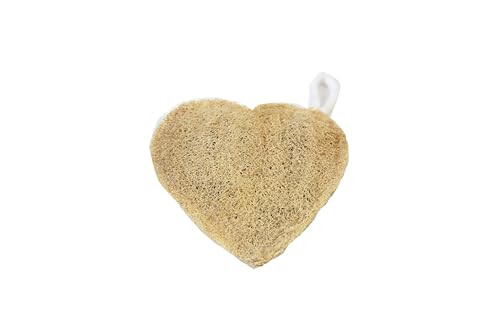 Set of 4 All Natural Loofah Sponge, Real Egyptian Bath & Shower Exfoliating Loofa Scrubber Sponges for Face, Back Body, Eco Friendly, No Toxic Chemicals Body Sponge Skin Care in Spa Oval