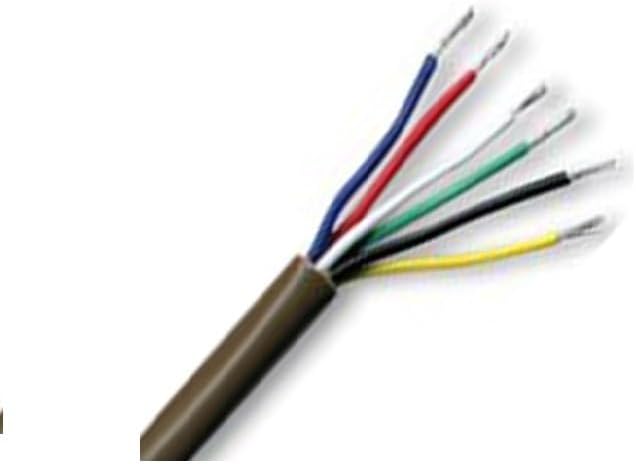 Ali's DIY 6 Core Brown PVC Insulated Alarm Cable - 1 Metre Custom cut length