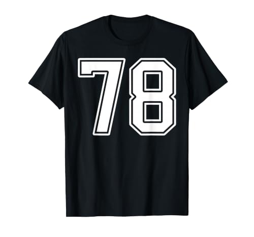 Maillot numéro 78 pour Homme, Femme, Enfant T-Shirt