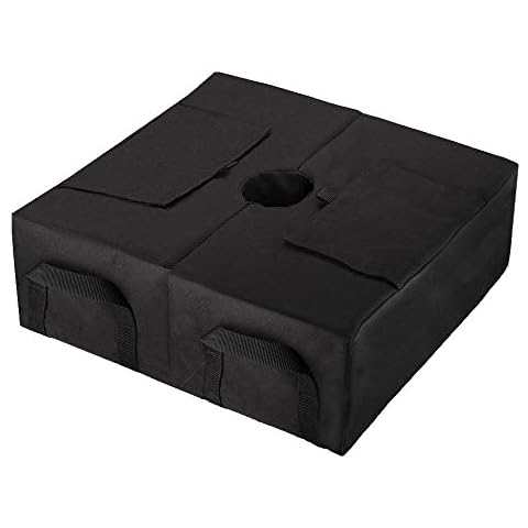 YELAIYEHAO Detachable Umbrella Base, Large Opening for Sand, Fillable Umbrella Stand Holder for Outdoor Patio Umbrellas (Umbrella Base, Black) Cover
