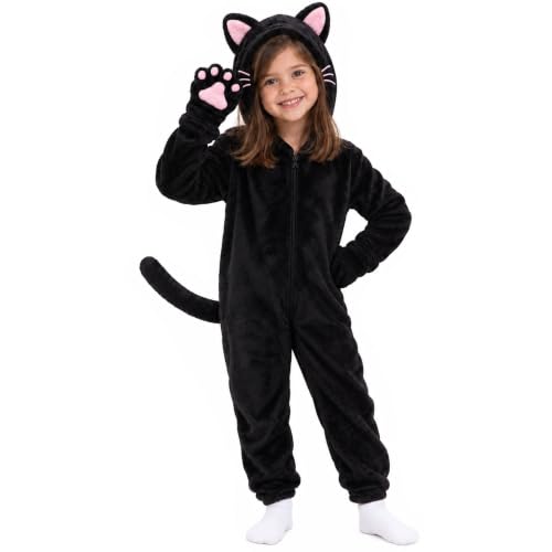 Corespe Cat Noir Halloween Onesie Costume for Kids Boys and Girls