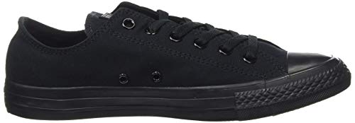 Image of Converse Unisex Chuck Taylor All Star Ox Low Top Classic Black Monochrome Sneakers - 11.5 D(M) US
