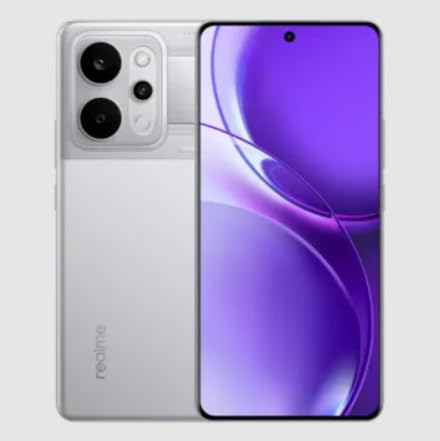 Image of realme P4 Power 5G Smartphone, Trans Silver, 8GB RAM, 256GB Storage, 10001mAh Battery, 6.8 Inch Display, Triple Camera