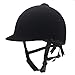 馬術用品、馬術ヘルメット、黒の乗馬ヘルメット 冬の馬具用品、乗馬プロテクター、サイズ調整、インナーマットで帽子を洗うことができ、男女兼用、軽便な乗馬用ヘルメット乗馬用品 L A