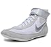 Nike SpeedSweep 7 Men's Wrestling Shoes (366683-100, White/Metallic Silver/Metallic Silver) Size 10