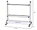 One Bass Fishing Rod Rack Metal Aluminum Alloy Portable Fishing Rod Holder Fishing Rod Organizer for All Type Fishing Pole, Hold Up to 24 Rods