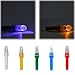 Boat Flares, Boat Safety kit Marine Flares Coasts Guard Approved, Intelligent Light Control Waterproof Emergency Flares for Fishing Nets, Buoys, or Boats (2, Red)