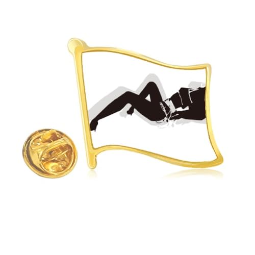 Pin's en métal doré fille sexy un cadeau original pour ami