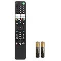 New RMF-TX520U MG3-TX520U Voice Remote Control Compatible with Sony Smart TV KD-43X KD-50X XR-50X XR-55ARB Series with YouTube Netflix Prime Video Keys Replacement Controller with Batteries