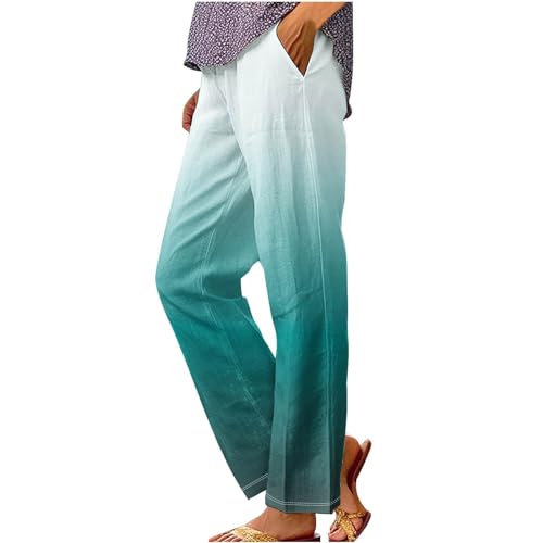 Pantalon en mousseline pour femme coupe sarouel fluide et ample pour l'été