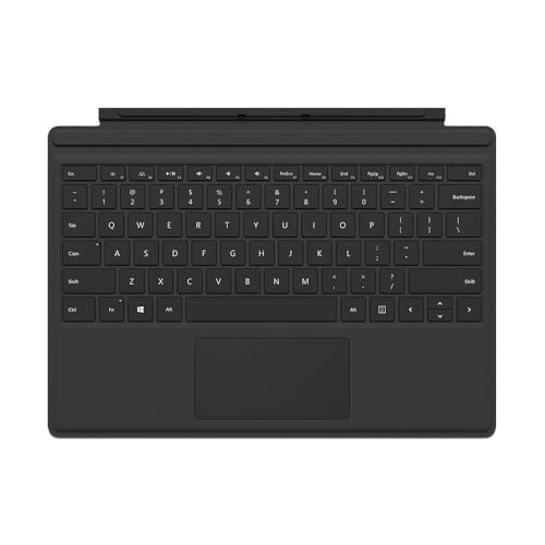 Microsoft Surface Pro Type Keyboard, Suitable for Surface Pro 3, 4, 5, 6, 7, Black (Renewed)