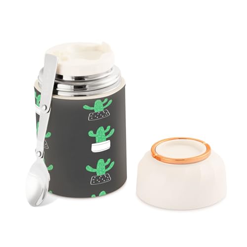Termo para comida de acero inoxidable Cacti2: tarro térmico de 500 ml con boca ancha 2