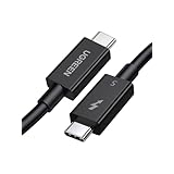 UGREEN Thunderbolt5 [Intel認定] USB-C to USB-Cケーブル 240W PD3.1 急速充電 80Gbps 双方向高速データ伝送 16K@60Hz/3台の4K@144Hz映像出力 Thunderbolt4/3 USB4下位互換 MacBook Pro/iPad/iphone17シリーズ/Android/ハブ/SDDケースなどタイプC対応機器接続用 ブラック1m