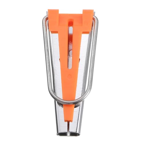 QUARKZMAN Biais Ruban Fabricant Trousse 9mm Simple et Double Plié Tissu Biais Reliure Fabricant Coudre Outil pour Tissu Piquage Couture Artisanat DIY, Orange