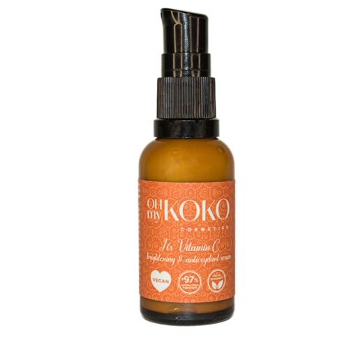 Sérum vitamina C. Sérum facial. Iluminador. anti-manchas. Anti-idade. Embalagem de 30 ml. Para todos os tipos de pele. Textura ultra leve para máxima absorção. Sérum facial com vitamina B, C, E e K.