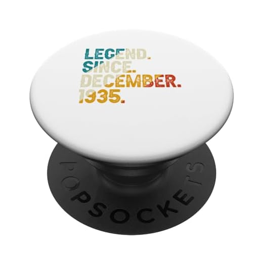 Leyenda desde diciembre de 1935 89 cumpleaños Vintage 89 años PopSockets PopGrip Intercambiable