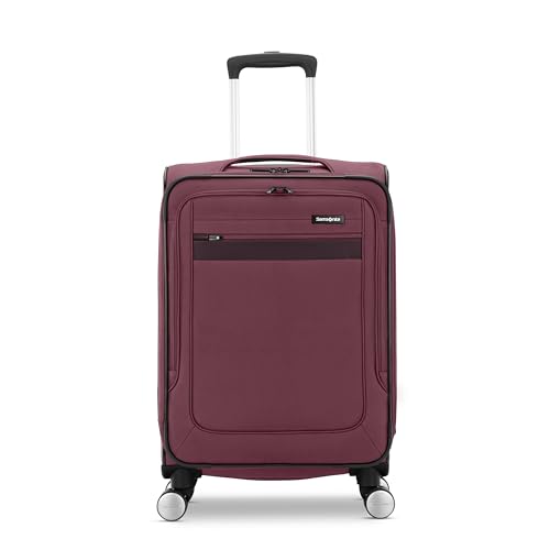 Image of Samsonite Ascella 3.0 Lightweight Softside Luggage Spinner Collection, Mauve Haze, 3-Piece Set (Carry on /Medium /Large), Ascella 3.0 Softside Expandable Luggage With Spinner Wheels