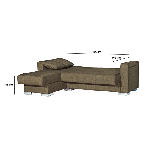 Arredo Divano letto angolare Avada Chaise Lounge