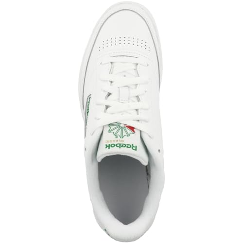 Image of Reebok Mens Club C 85 White /Green Sneaker - 6.5 UK (AVL59)