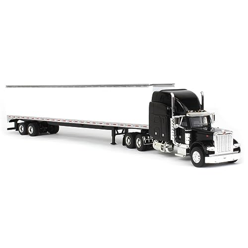 Spec Cast 1/64 Black Peterbilt 379 con Remolque 53' miniatura 2