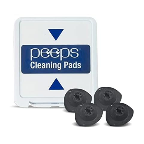 CarbonKlean Peeps Replacement Pads - for Eyeglasses, Reading Glasses, and More - Lens Cleaner with Carbon Microfiber Tech - 2 Count Cover