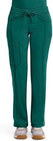 Cherokee Infinity Straight Leg Women Scrubs Pant with 4 Pockets |...