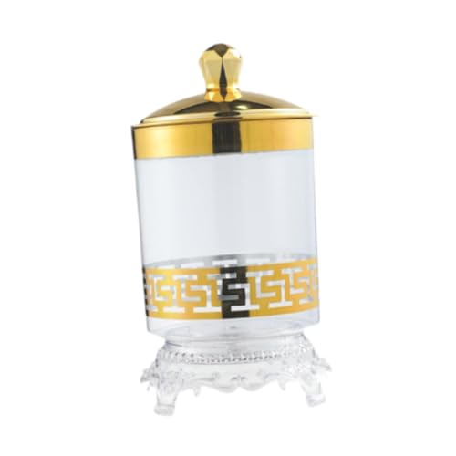 Luwecf Tarro de Golosinas con Tapa, Contenedor para Bocadillos Y Té, Frasco de Almacenamiento, 14.5cmx25.5cm