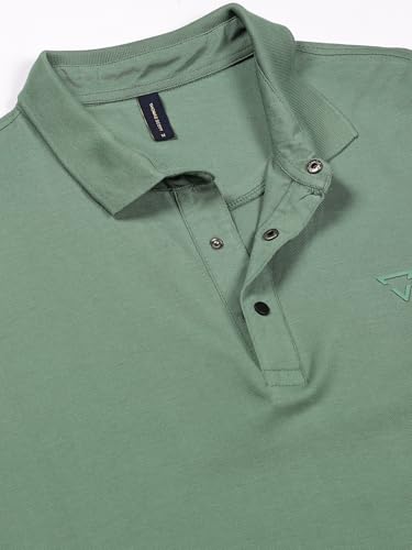 Image of Thomas Scott Men's | Solid | Half Sleeve | Regular Fit | 100% Cotton | Polo Collar | Button Closer | Casual Tshirt