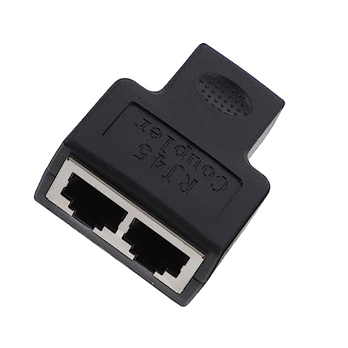 Operitacx Adaptador Divisor Ethernet Conector de Práctico para Problemas de