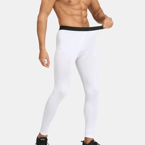 HYCOPROT Men's Compression Pants, Athletic Leggings Baselayer Bottoms Workout Tights for Basketball Running Yoga Gym2