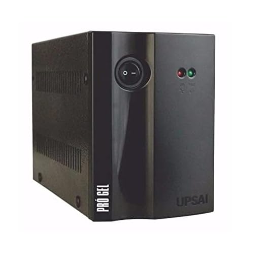 Estabilizador de Tensão Upsai Pro Gel 1,5kva 1500va 1050w 110v/110v Modelo 51050102