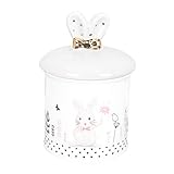 Récipients à biscuits avec couvercles : ils peuvent être utilisés comme décoration pot de stockage pour le thé, le café et les épices.