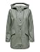 ONLY Damen wasserabweisende Regenjacke ONLElisa Regenmantel mit Kapuze 15261734 Agave Green M