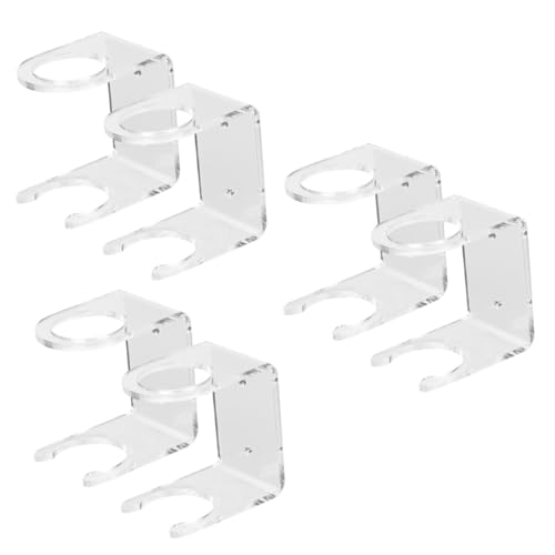 ifundom 1 Set Multi Functional Bat Storage Stand Transparent Bat Support for Wall Display Durable Rack for Sports for Collectible and Autographed