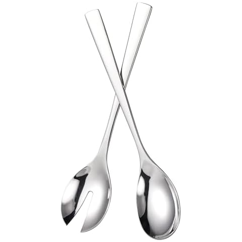 IMEEA Salad Servers 18/8 Stainless Steel Cover