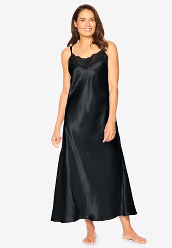 Amoureuse Plus Size The Luxe Satin Long Peignoir Set4