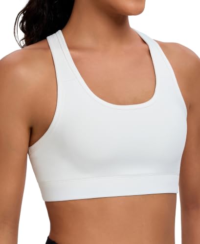 Image of Oalka Women's Racerback Sports Support Workout Running Bras