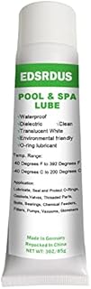 EDSRDUS Pool & Spa Lube Silicone Grease with PTFE for O-Rings Gaskets Valves Threaded Parts Faucet Grease 3OZ