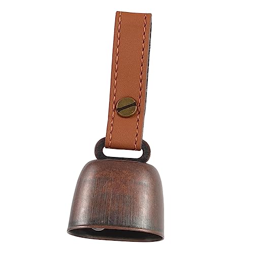 Kisangel 3pcs Vintage Size Bear Bells for Hiking Camping Metal Bell Long Range Sound