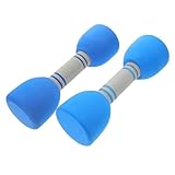 BRIGHTFUFU 1 Par Mancuernas Suaves Para Niños. Juguete Con Mancuernas Herramienta De Ejercicio Juguete De Gimnasio Para Niños Mancuernas Pequeñas Juguete De Ejercicio Juguete Fisico Blue Eva