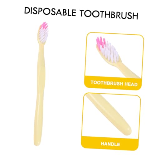 Brosses à dents jetables emballées individuellement pour solution d'hygiène nomade