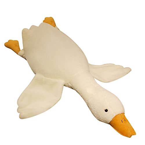 Goose Stuffed Animal Pillow Toy, Cute Giant White Goose Stuffed Animal Duck Plush,Swan White,It's a for Everyone.