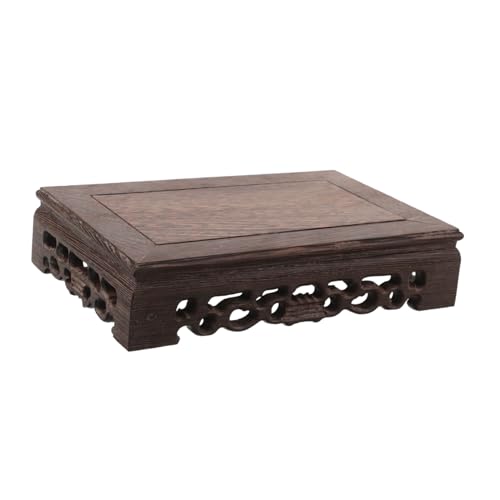 Zerodeko Soporte De Madera Maciza Para Bonsái