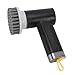 Hamwesh Electric Spin Scrubber, Cordless Brush with 3 Replaceable Heads, IPX7 Water Proof, Adjustable 2 Speeds for Bathroom Kitchen (Black)
